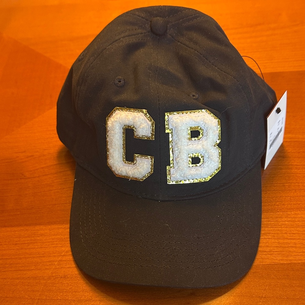 Women’s Cap with Embroidered Letters puffy CB and adjustable back